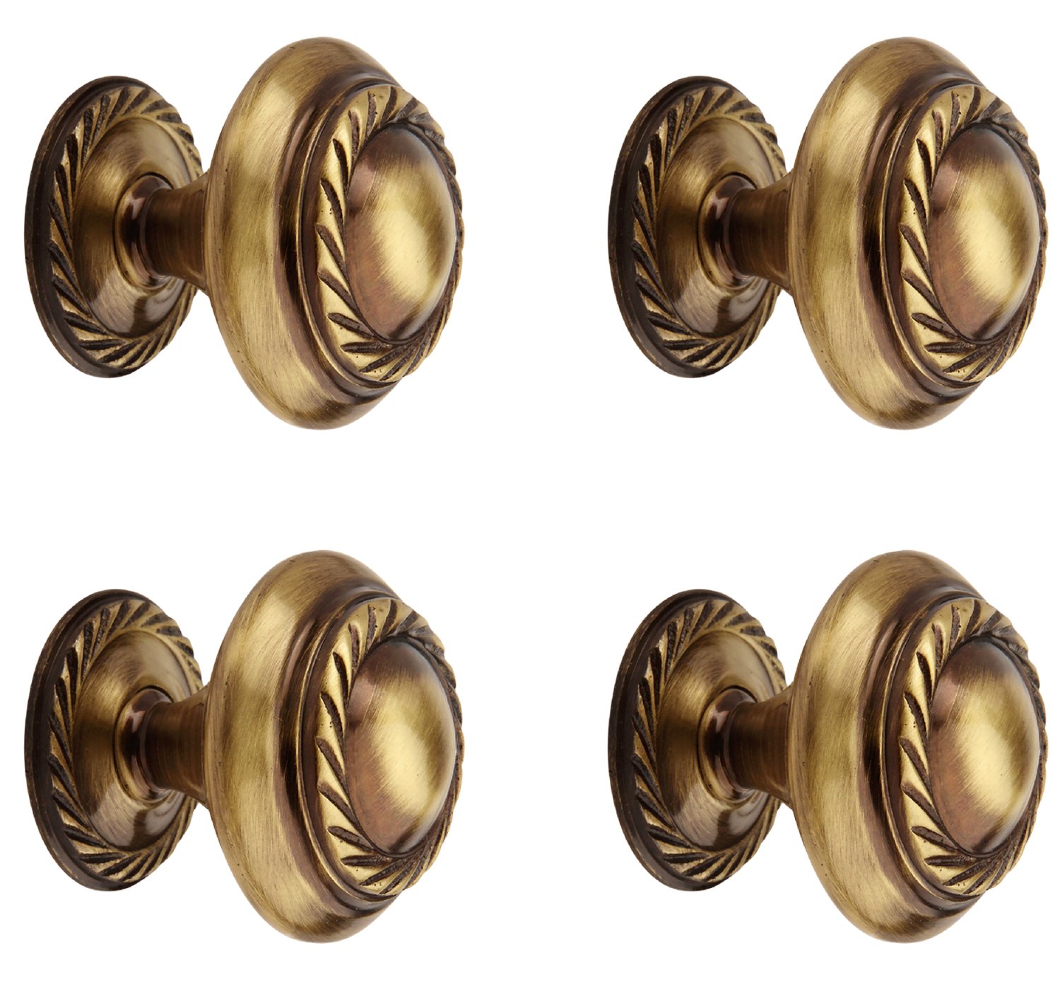 HOBKNOBS Georgian Antique Brass (38 mm Dia) Cabinet Drawers/Wardrobe Kitchen Door Pull Handle Knobs - Brownish Gold (4) (B06XKW453G) Amazon Price History, Amazon Price Tracker