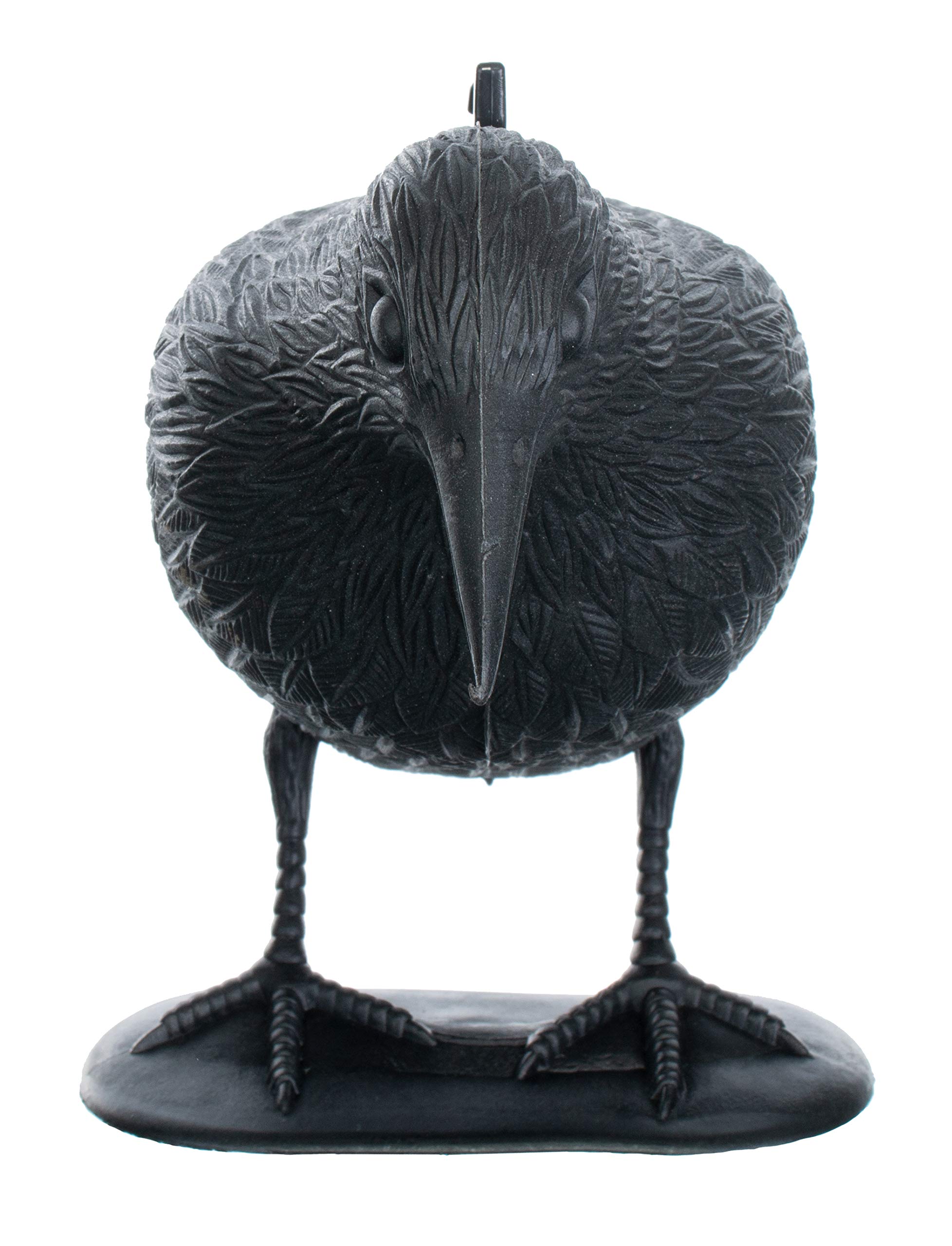Brandsseller Corbeau Noir en Plastique 36 x 20 cm Répulsif Pigeons Effaroucheur Contre Les Petits Oiseaux et Les Pigeons Dissuasion respectueuse des Animaux - Lot de 5