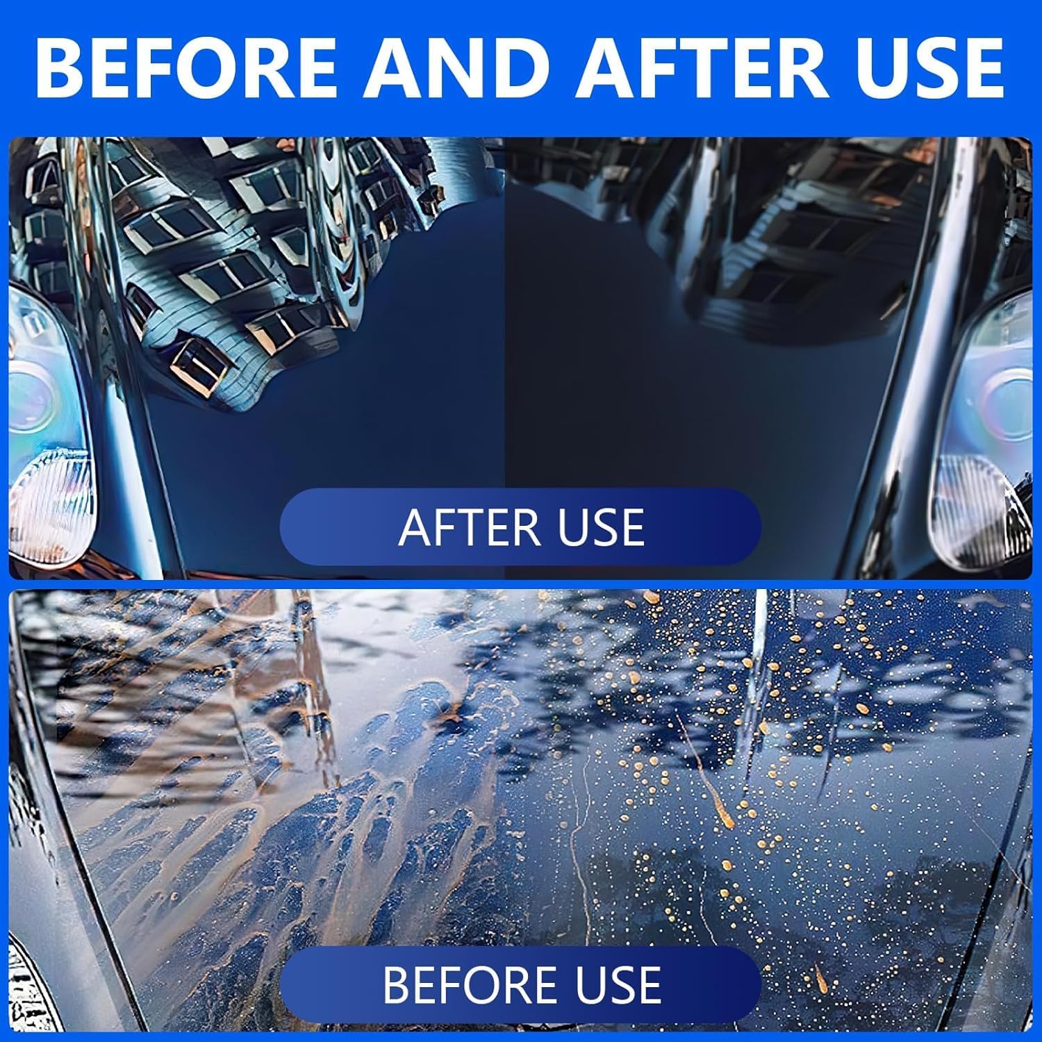 Sopami Car Coating Spray,Quick Effect Coating Agent,Sopami Quickly Coat Car Wax,Car Scratch Wax Polish Spray Waterless Wash,Sopami Oil Film Emulsion Glass Cleaner (1Pcs)