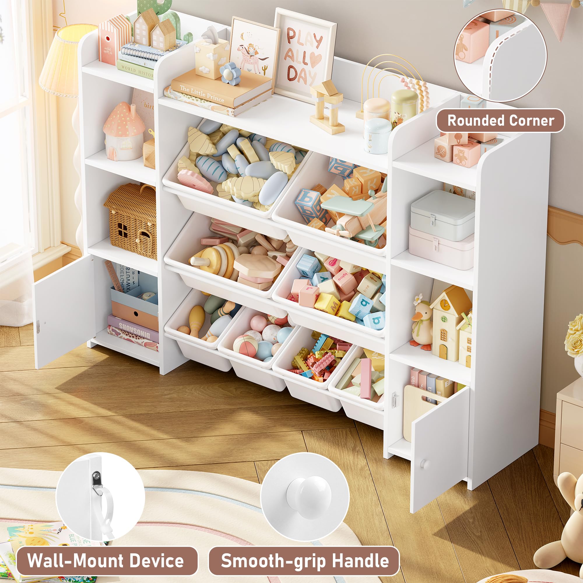 Amazon.co.jp: FOTOSOK (フォーソック) 55インチ 大型おもちゃ収納