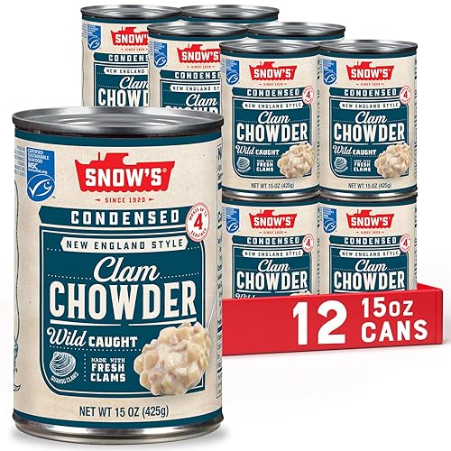 Snow's Condensed New England Clam Chowder, 15 oz Can (Pack