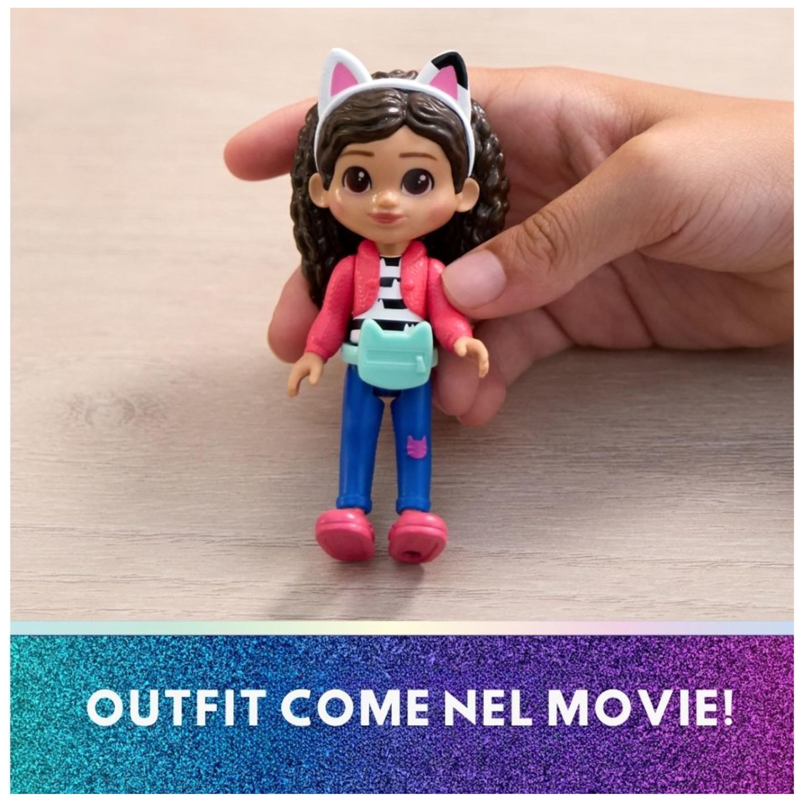 Gabby's Dollhouse The Movie, Cat-Venture Crew Pack, 11-Piece Toy Figure Set with Accessories, Kids Toys for Girls & Boys Ages 3 And Up, Multicolore, 6072633