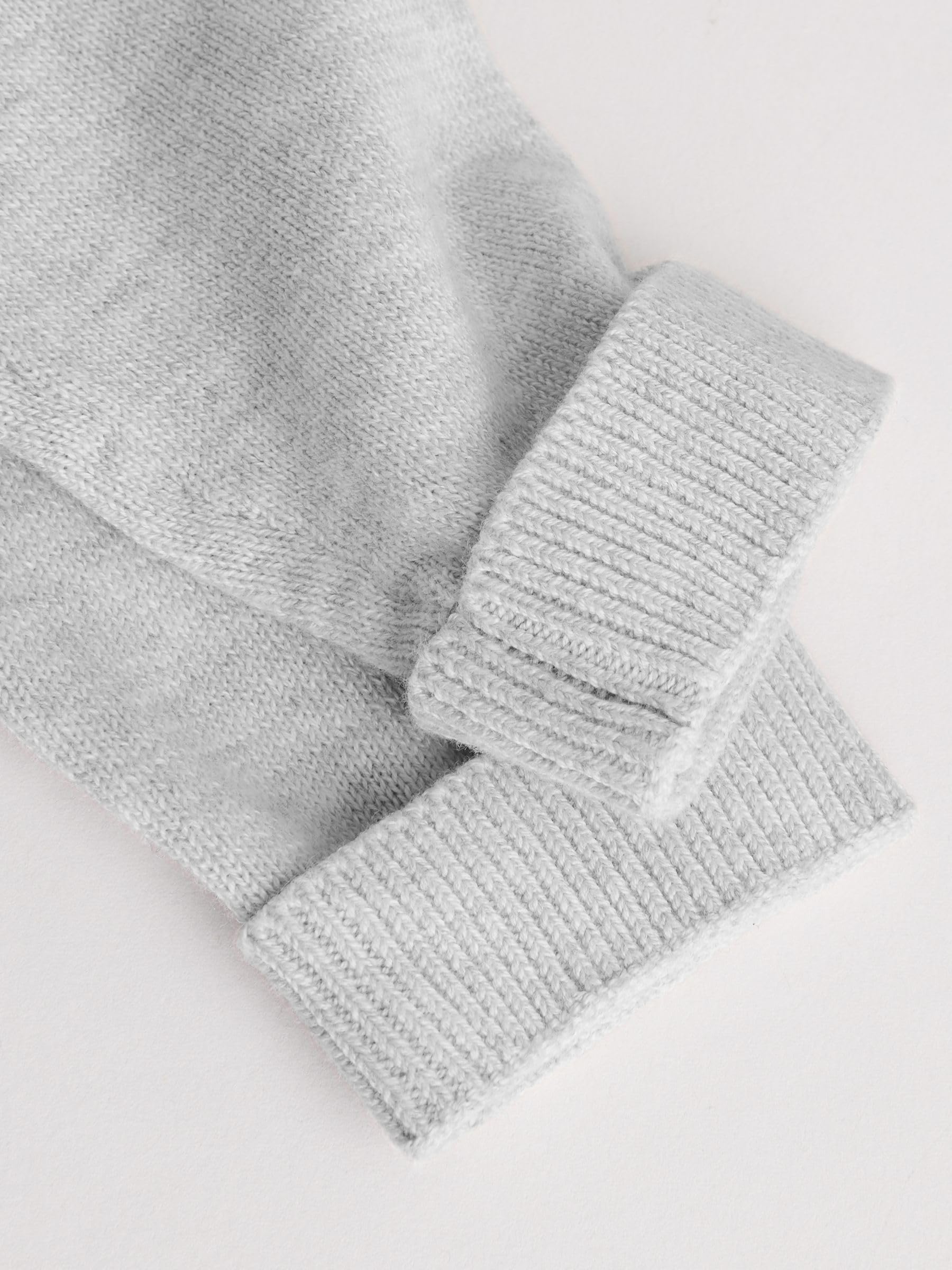 NEXT Bébé Cardigan bébé en Maille Gris et Blanc, Lot de 2