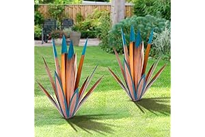 Tequila Rustic Metal Agave: Decorative Plants for Home, Garden, and Yard