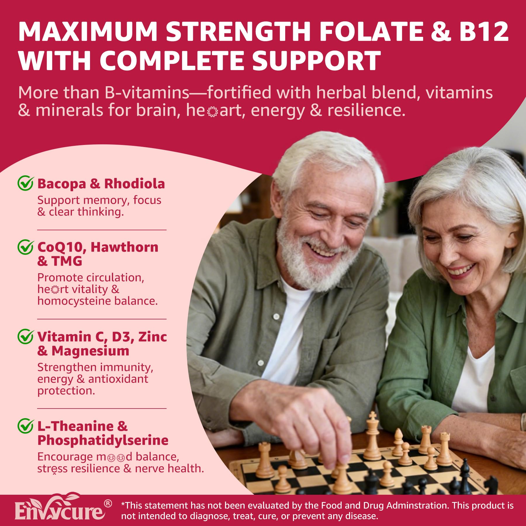 L-Methylfolate 7.5mg & 15mg + Methyl B12 Gummies,Women & Men, 0G Sugar,60Ct — Amazon image 5