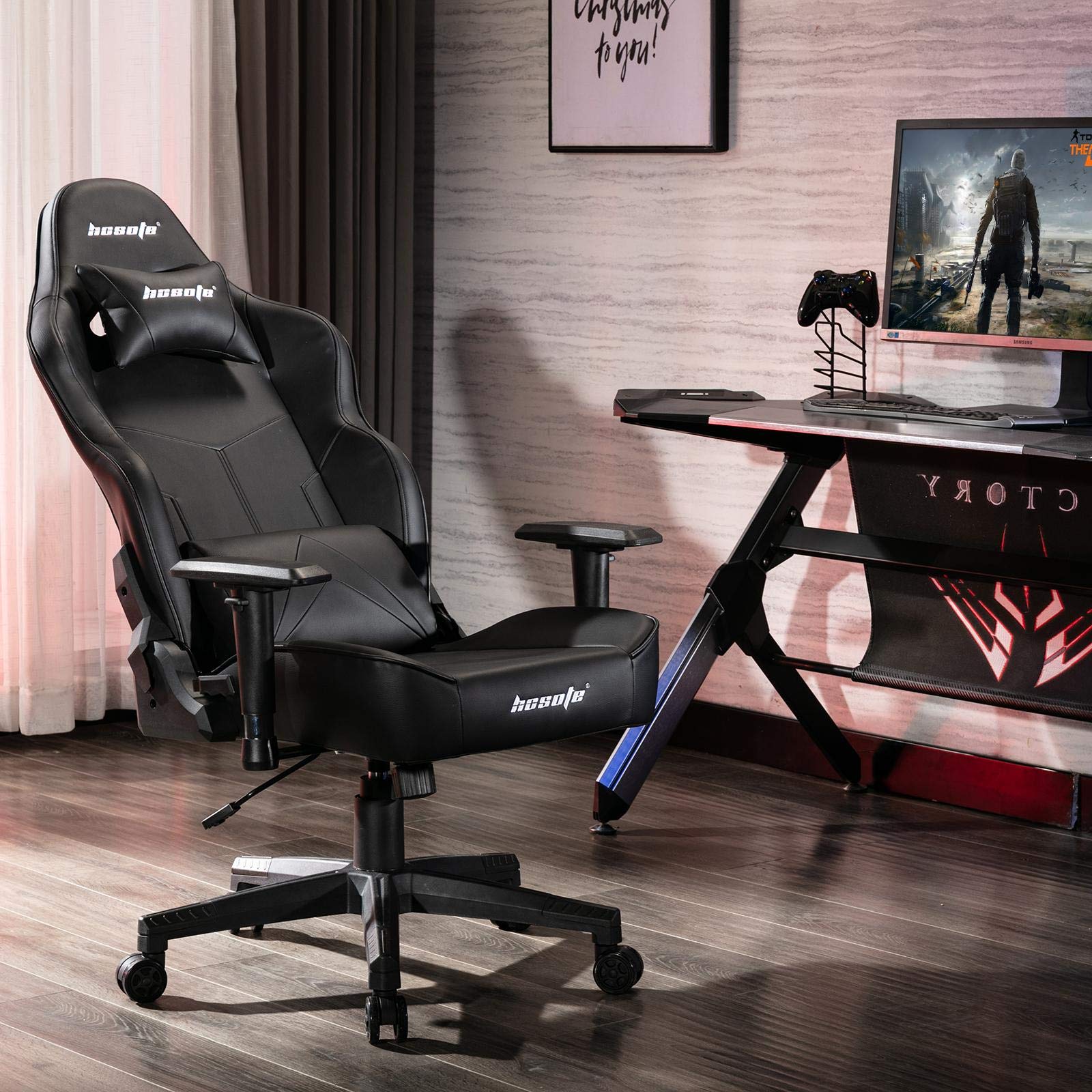 Gaming Chair Big and Tall Office Chair, Ergonomic Video Game Chair E