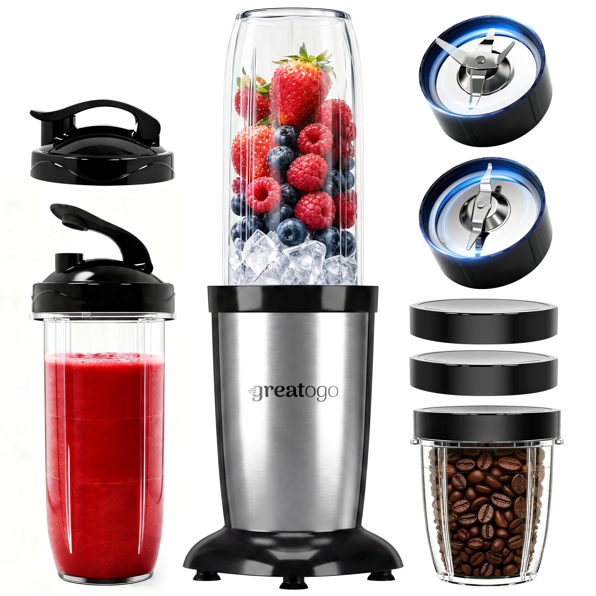Compact Personal Blender 11-Piece Set