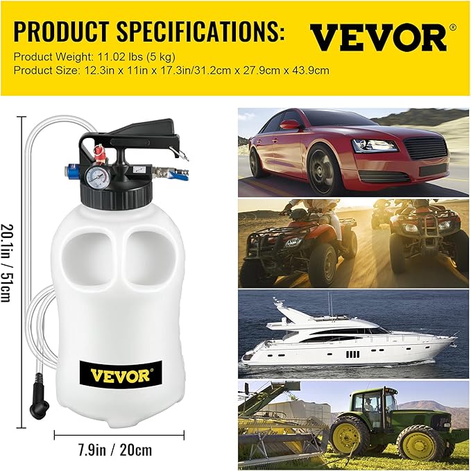 Llenadora Neumática de Líquidos 10 Litros con Manómetro y Ad miniatura 7