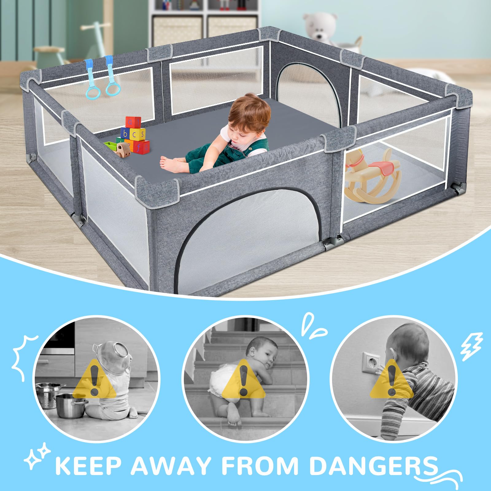 Casita Infantil Exterior Parque Infantil Plegable Para Bebés