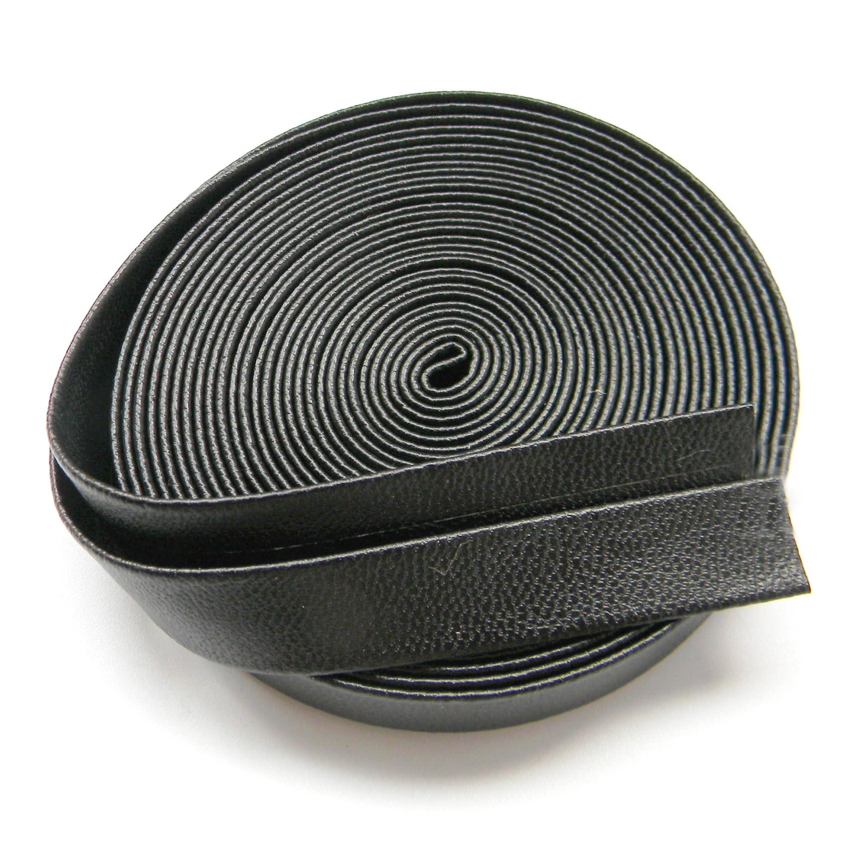 Black pu Leather ito sageo Sword tsuka Handle for Japanese Samurai wakizashi Tanto Katana Sword (Black PU Leather ito)