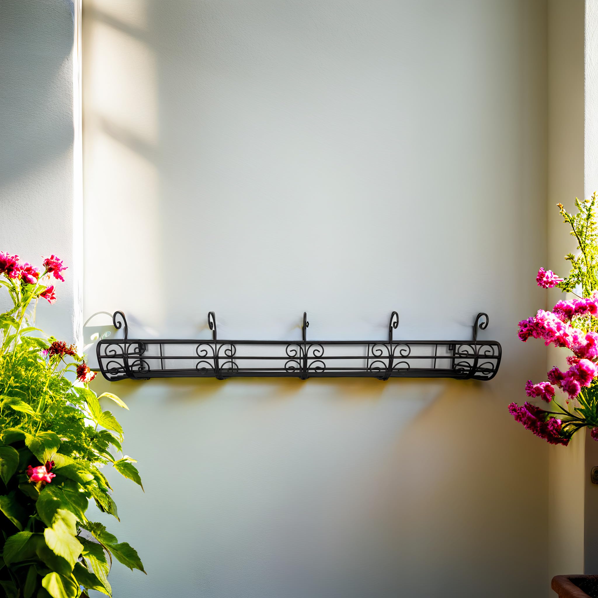 Handdoekrek 54 cm ijzer blank (gelakt) | Online Deurbeslagshop
