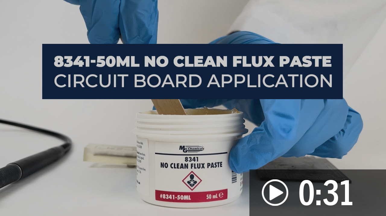 MG Chemicals 8341-50ML No-Clean Soldering Flux Paste, 49.0 g Jar