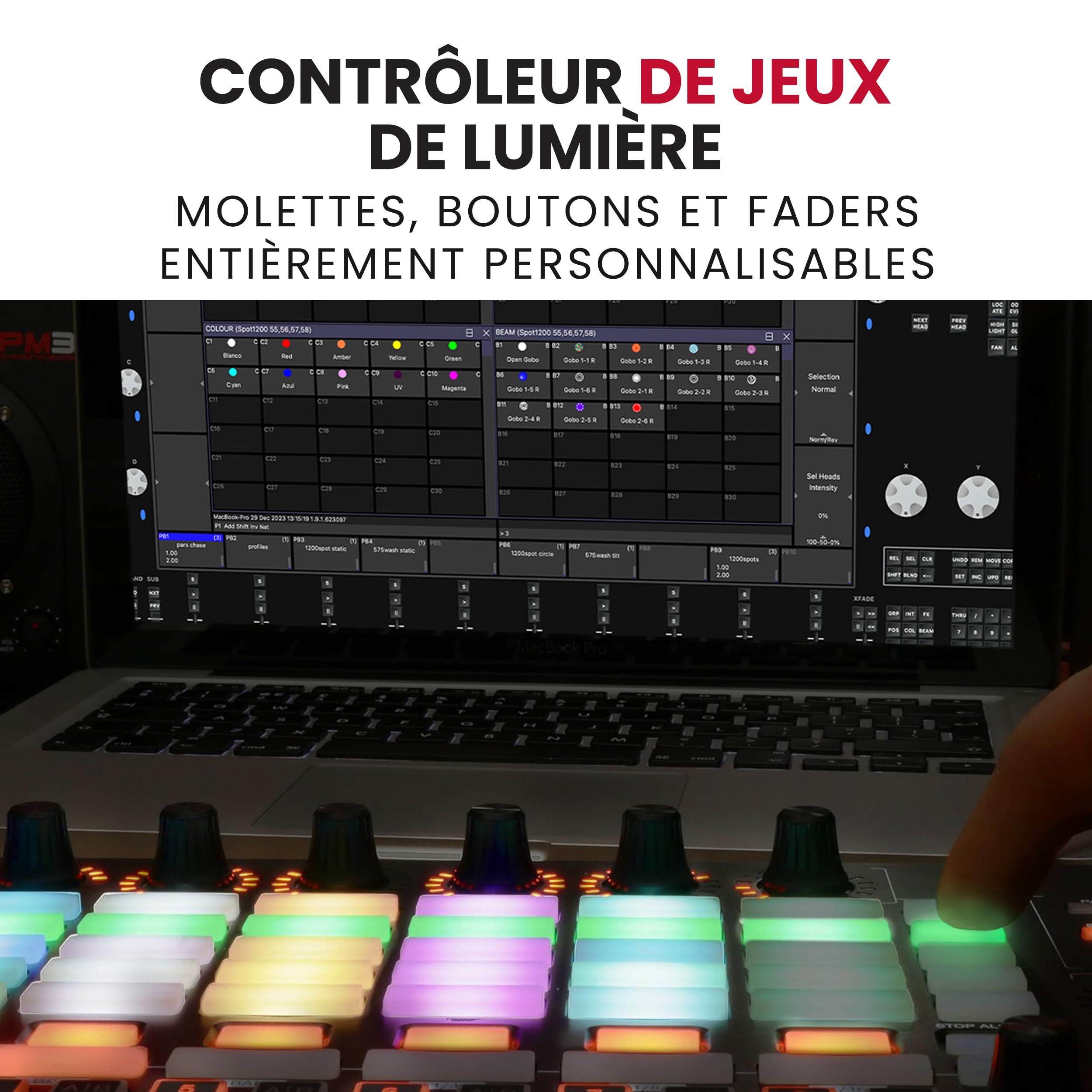 Akai Professional APC40 MKII - Contrôleur MIDI USB pour une intégration avec Ableton Live Lite, avec Matrice de lancement de clips 5x8, Molettes et Faders, et Logiciels Professionnels inclus
