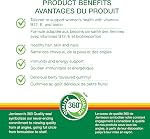 Jamieson Multivitamine Gélifiés pour Femmes, 130 Gélifiés Saveur Baies Mélangées. Soutient la Santé Osseuse, l'Immunité, l'Énergie, les Cheveux, la Peau et les Ongles. Avec Biotine et Vitamine B12, Végétarien, Non-OGM