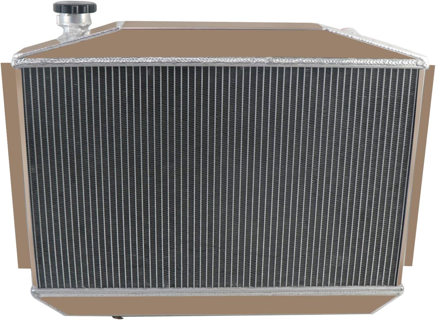 4 ROW ALUMINUM RADIATOR For 1955-1960 1956 57 CHEVY CORVETTE 350 V8 UP TO 800HP+, Replacement Radiator, aluminum radiator, radiadores