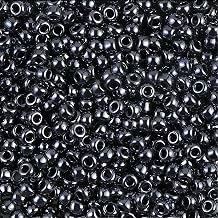 Miyuki Round Seed Bead Size 8/0 22g Gunmetal