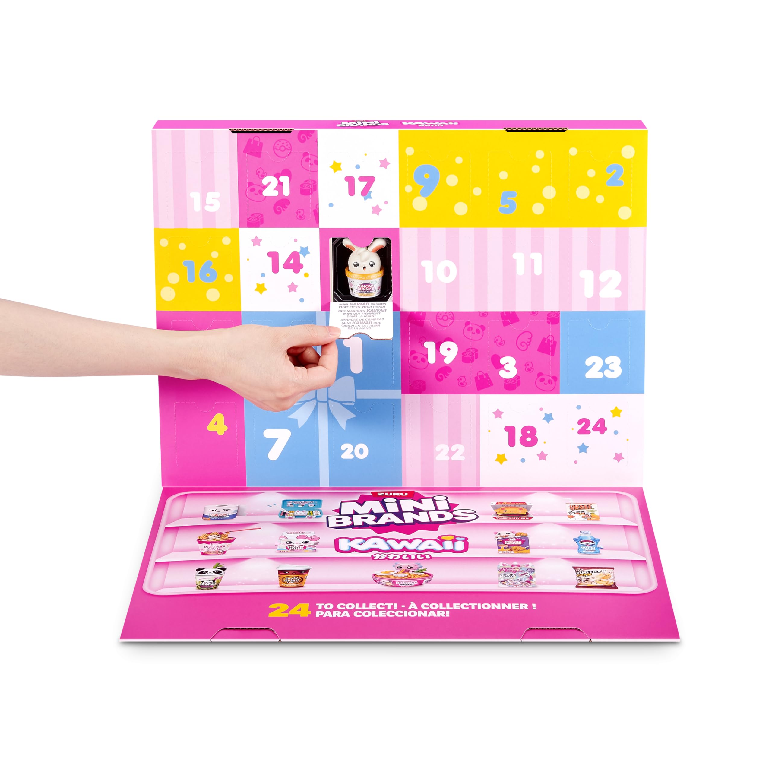 Mini Brands Kawaii Advent Calendar, Juguetes Coleccionables Seaonal para Niñas