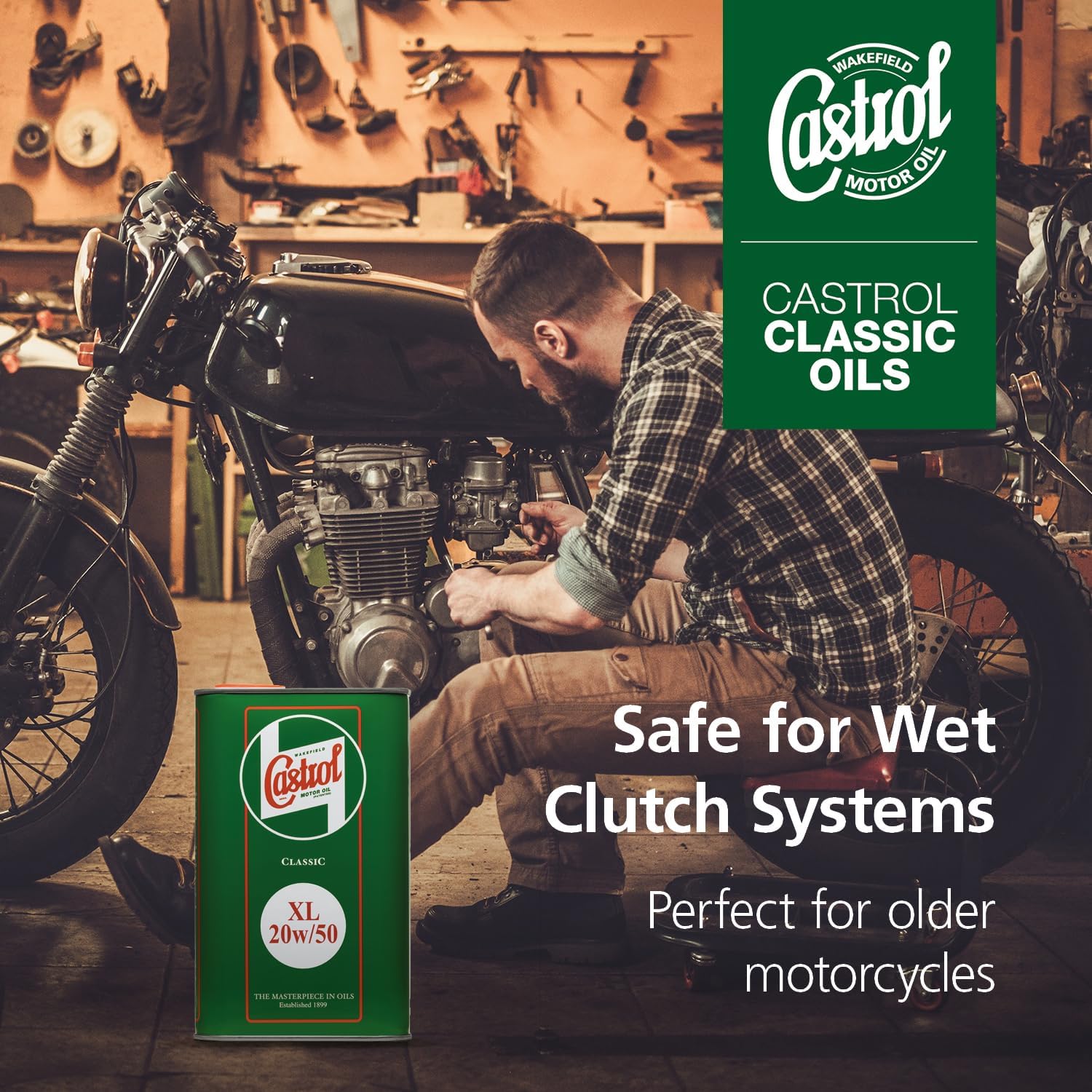 Amazon | カストロール(Castrol)クラシックオイル XL SAE 20W50 5L