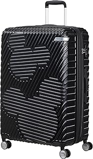 American Tourister Mickey Clouds Spinner L Maleta Extensible 76 cm 94/104L Negro (Mickey True Black), Mickey True Black, L...