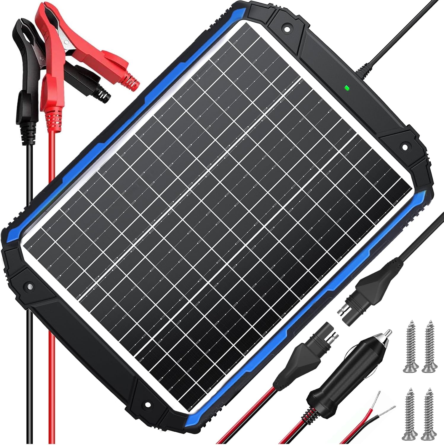 25W 12V Solar Battery Charger with MPPT Controller for RV, Boat, Car 25W 12V Solar Battery Charger with MPPT Controller for RV, Boat, Car