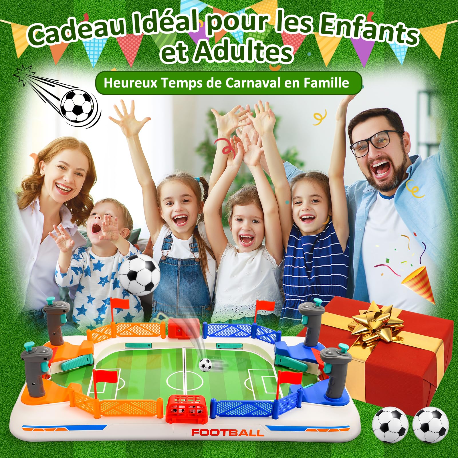 Mini Baby Foot Enfant Adulte - Jeux de Société pour Enfants