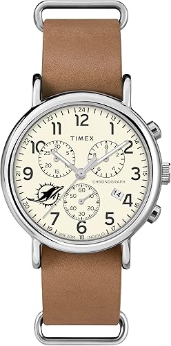 Miniatura 13 de NFL Weekender Chrono - Correa de piel de cuarzo para hombre (1.575 in)