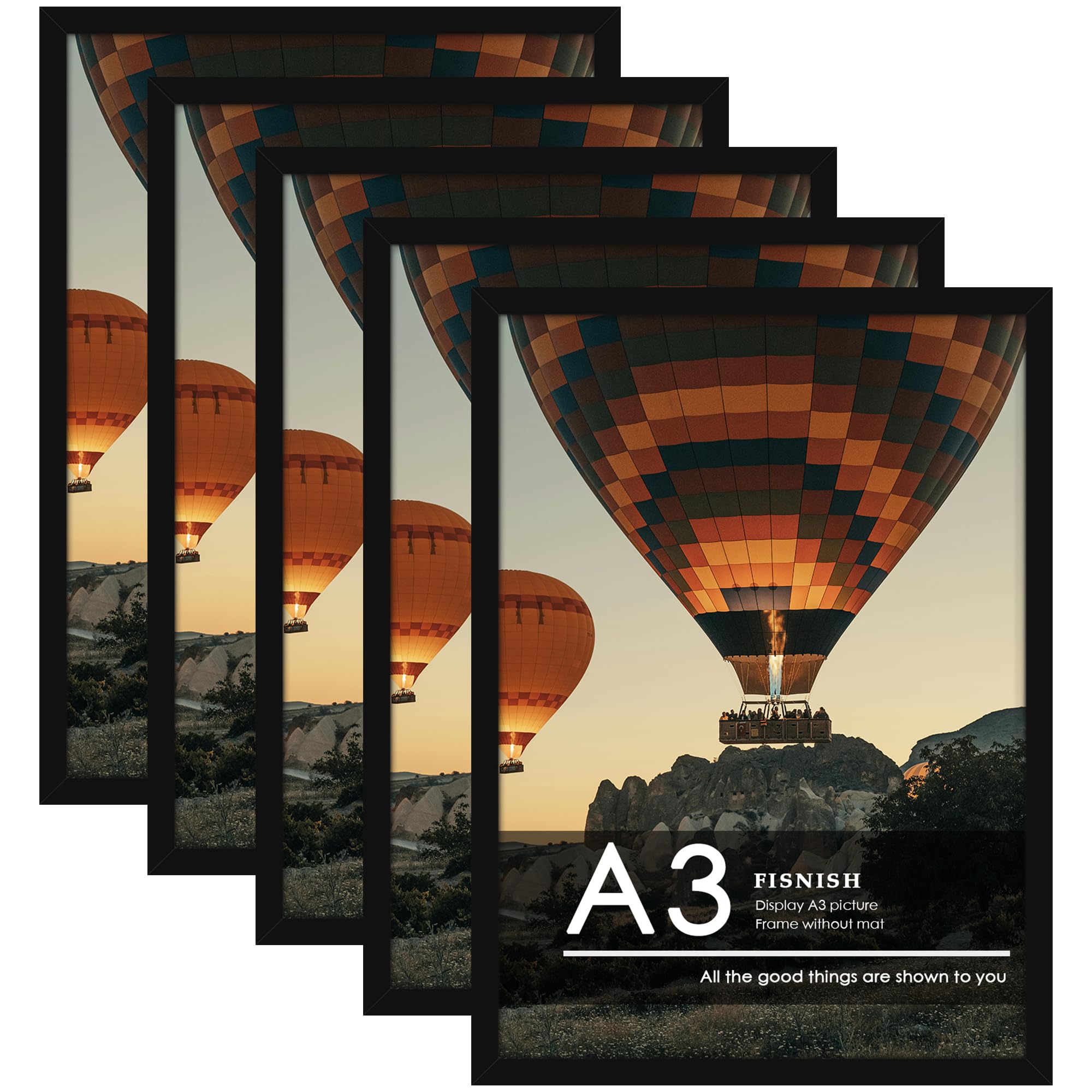 Black Snap Frame - Black Poster Snap Frame | Silverback Visual