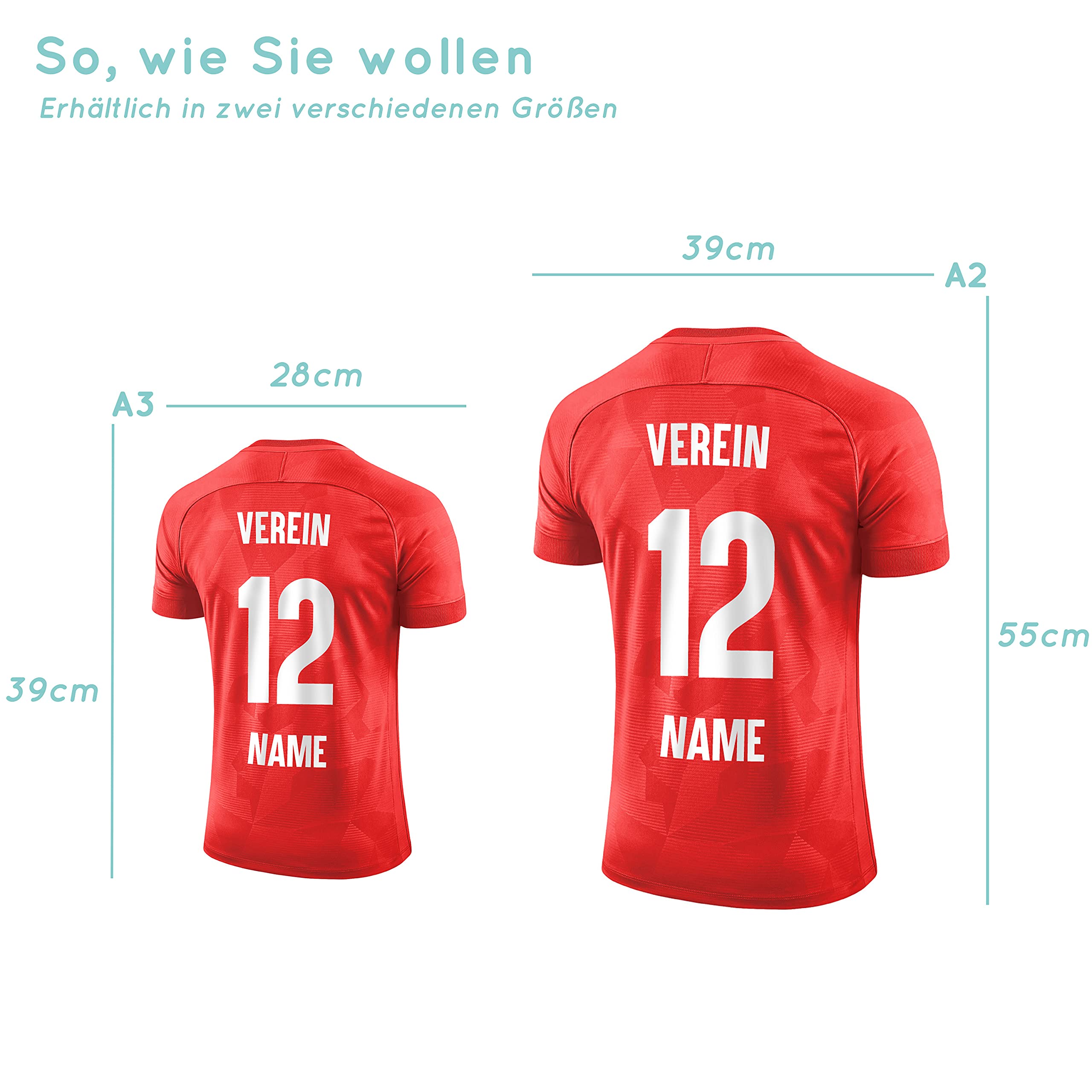 Elbeffekt Trikotlampe für Kaiserslautern Fans aus Holz - personalisierbares Geschenk - schenke Dein individuellen Kaiserslautern Fanartikel aus Echtholz