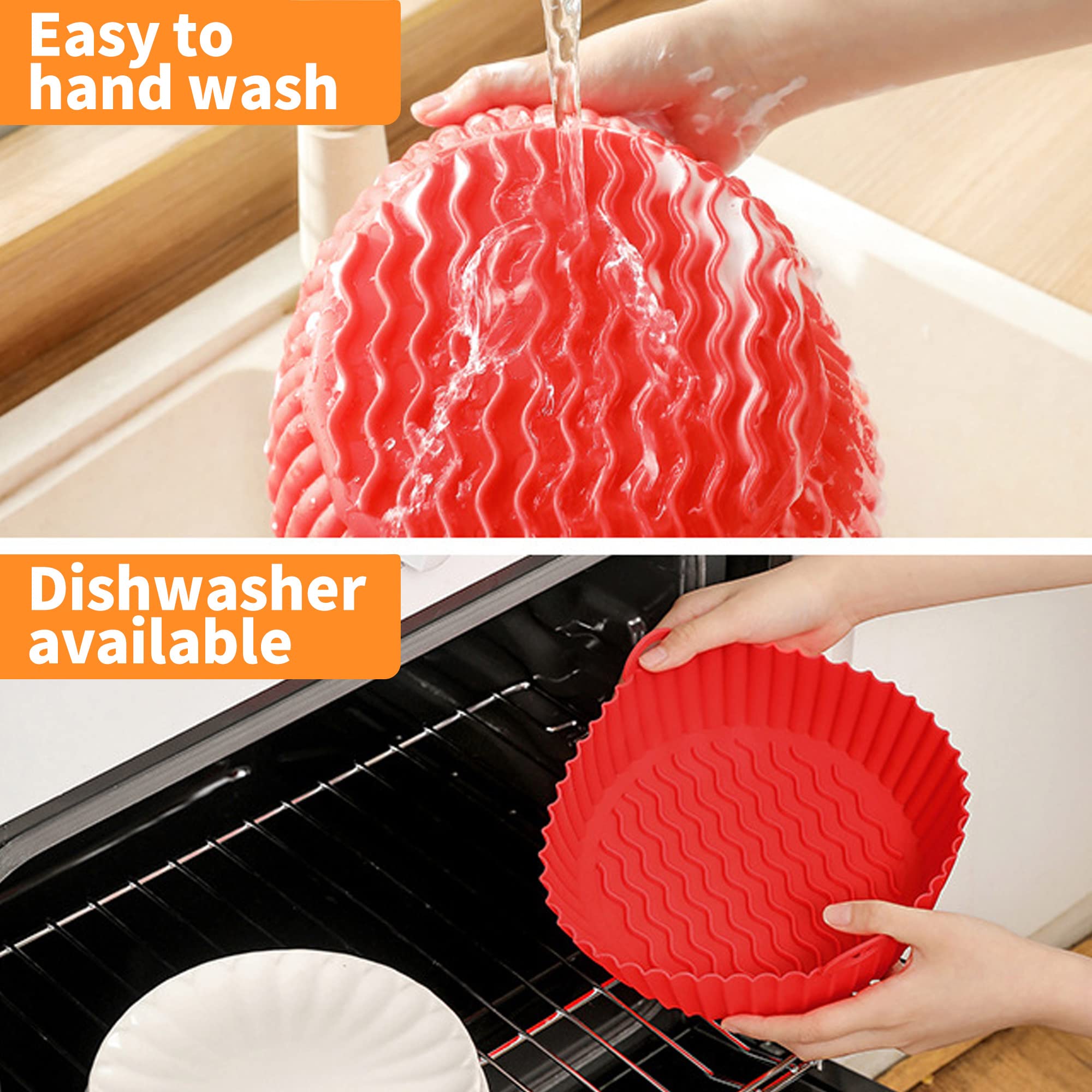 2-Pack Air Fryer Silicone Pots,Food Safe Air Fryers Oven Accessories — Amazon image 8