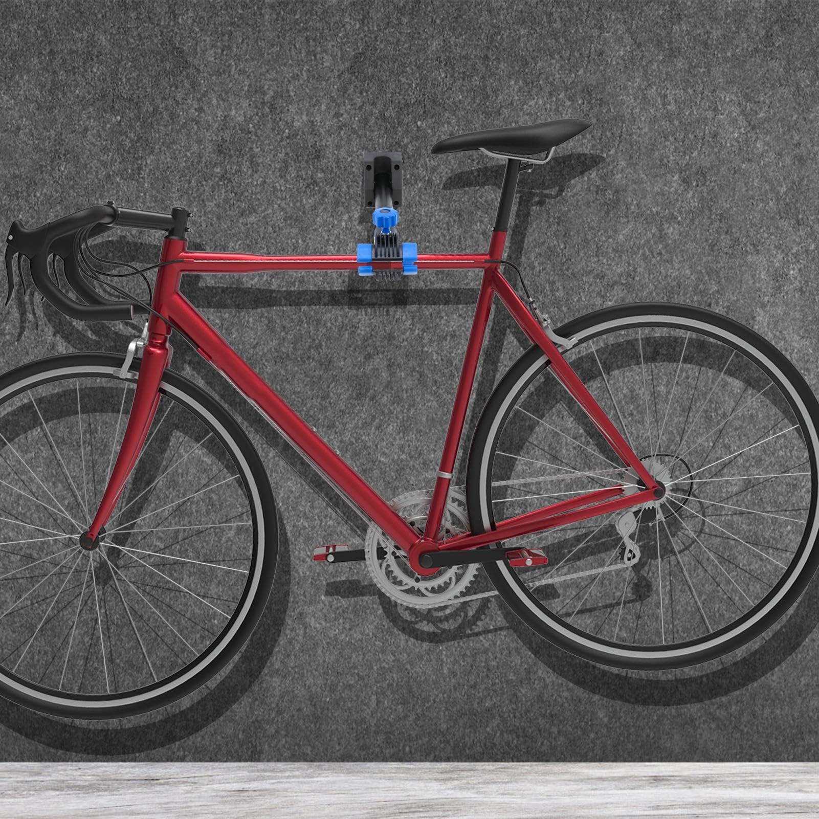 Portabiciclette Cavalletto Riparazione a Parete Pieghevole Regolabile | Gancio a Parete Bici Cavalletto da Lavoro Robusto per Manutenzione Domestica Bici Strada Mountain Bike