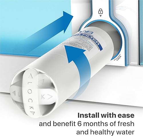 Miniatura 4 de Wildberries DA29-00020B - Filtro de agua de repuesto para refrigerador Samsung DA29-00020A/B, HAF-CIN/EXP, DA29-00020B-1, RF25HMEDBSR, RF28HMEDBSR,