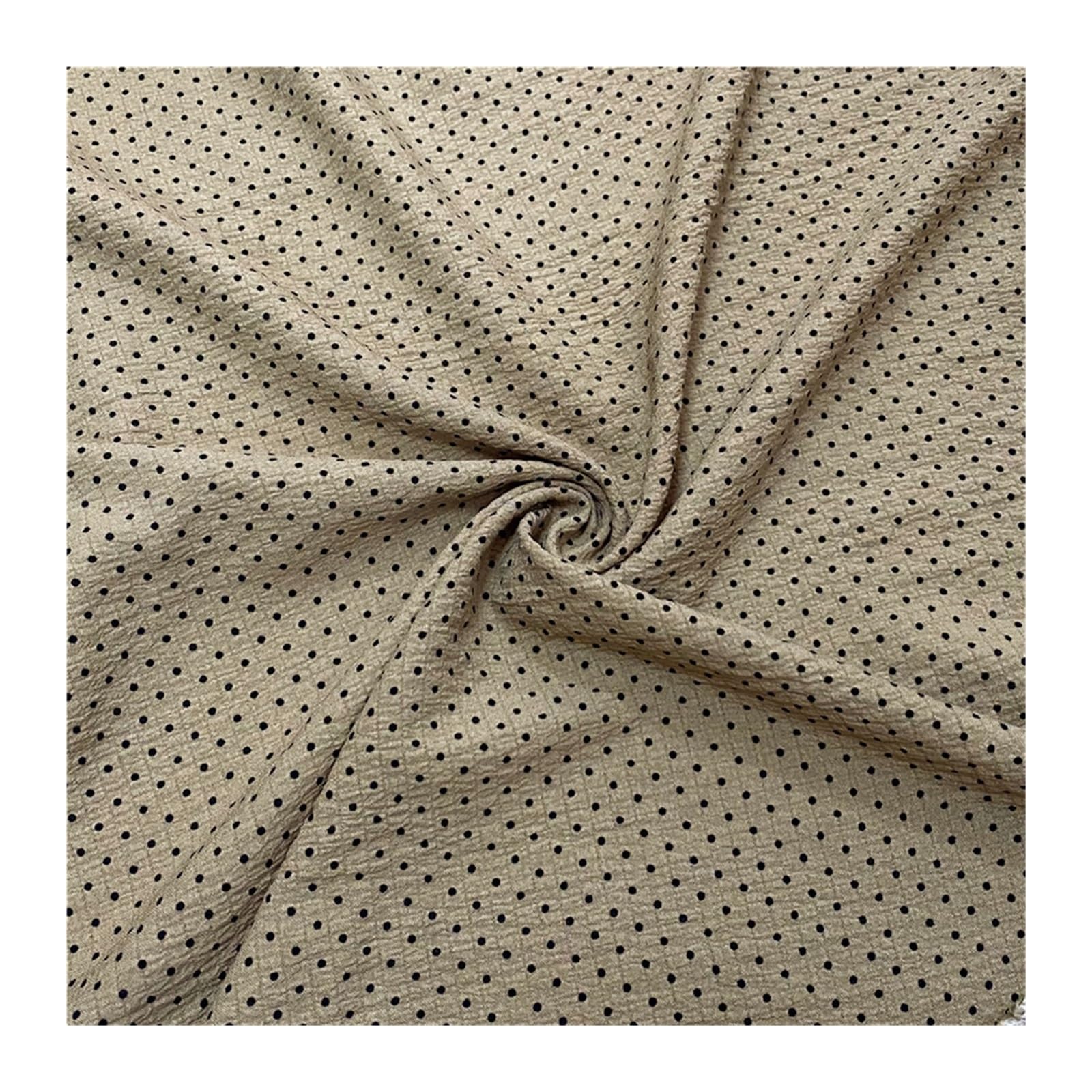 Polka Dot Fabric Multicolor Multiple Sizes for Clothing Crafts(Color5,Length 1.5 Meters)