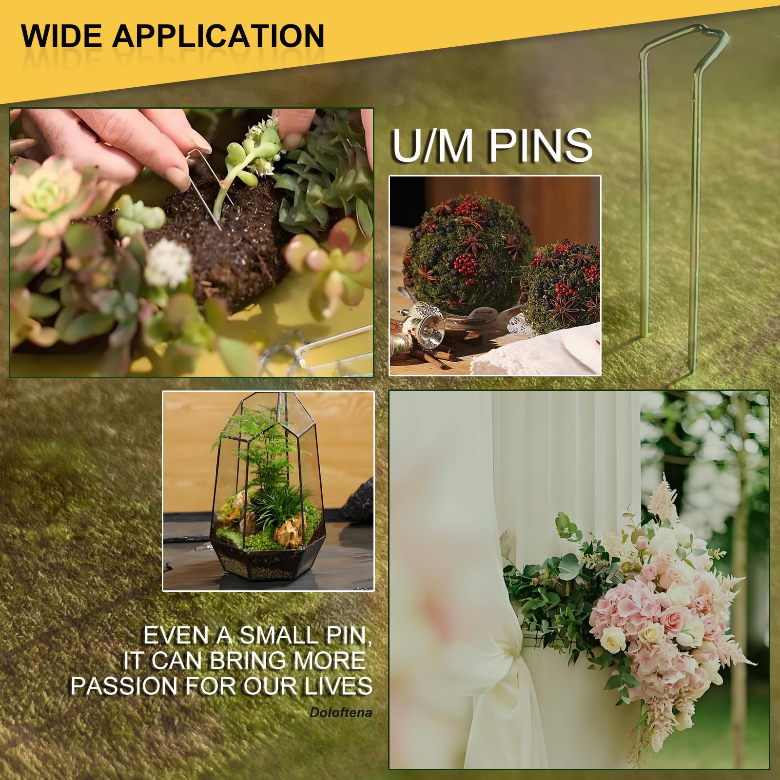 Floral Pins - 180 PCS for Crafts & Bouquets -7