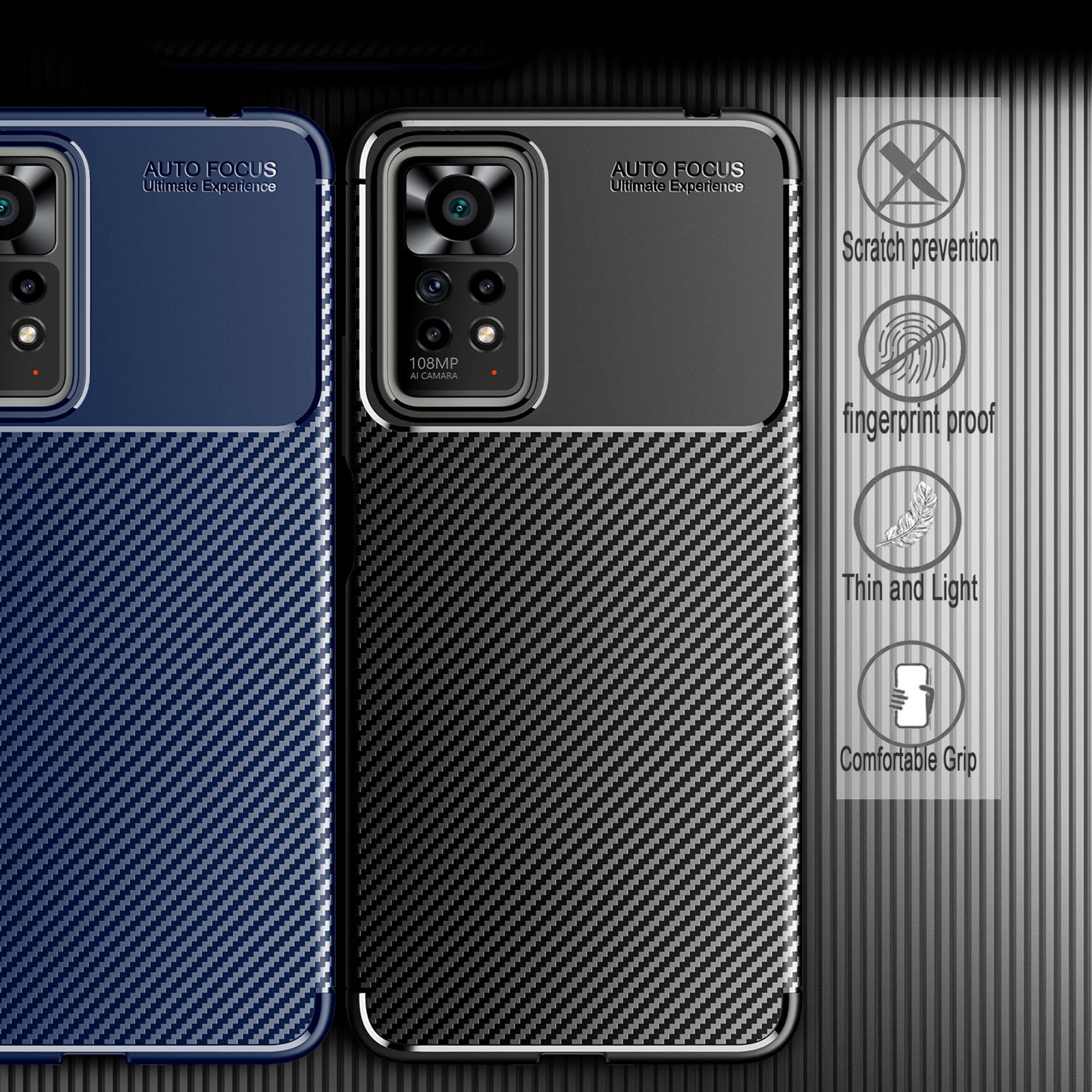 Cover per Xiaomi Redmi Note 11 / 11s, in Silicone Semi-rigido