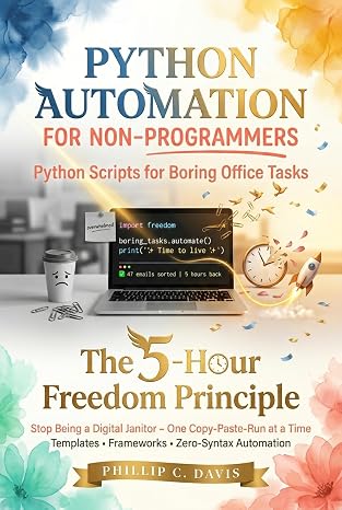 Python Automation for Non-Programmers: Python Scripts for Boring Office Tasks. The 5‑Hour Freedom Principle Stop Being a Digital Janitor – One Copy‑Pa