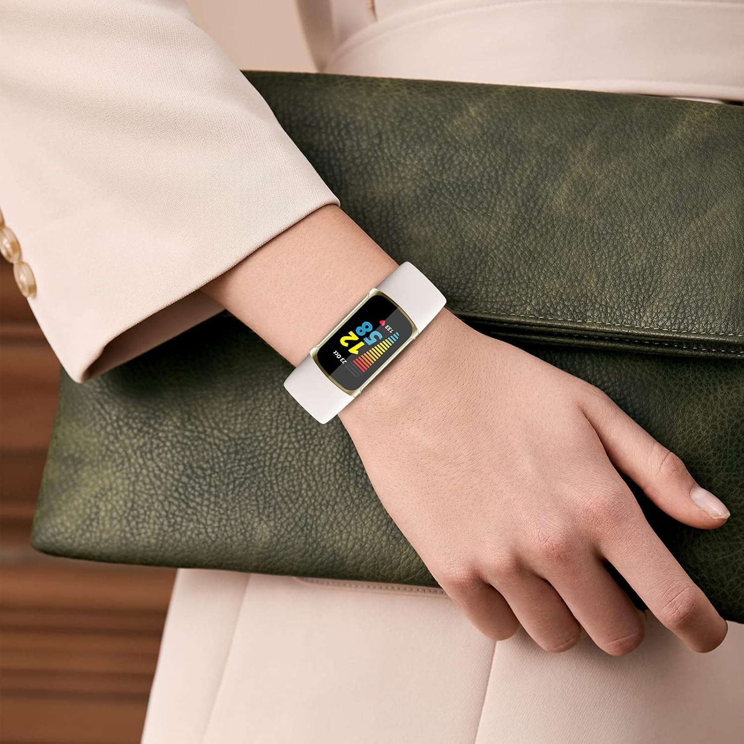 NANW 3-Pack Screen Protector Compatible with Fitbit Charge 5 (Not for Charge 4/3), TPU Rugged Bumper Case Cover All-Around Protective Plated Bumper Shell Accessories for Charge 5 Smartwatch : Cell Phones & Accessories