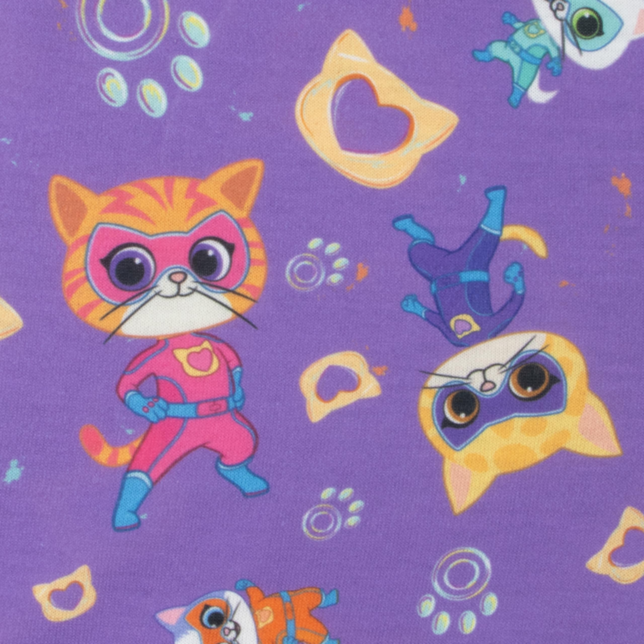 Disney SuperKitties Pigiama Bambina A Manica Lunga, Set Pigiami Ragazza, Pigiama Bambino Adorabile