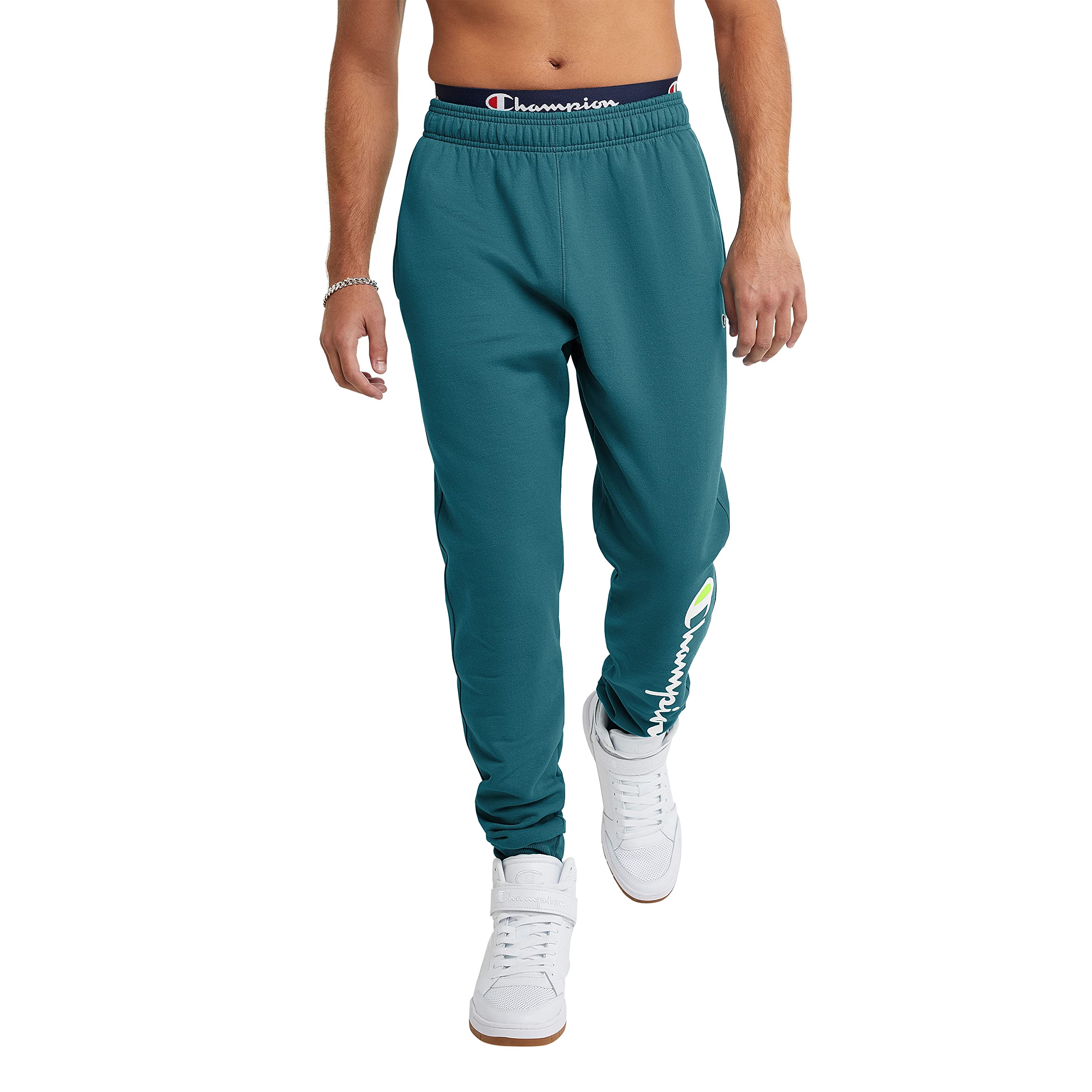 Championmens Joggers, Powerblend, Fleece Joggers, Sweatpants for Men (Reg. Or Big & Tall) Sweatpants