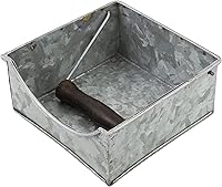 Vista 6 de Boston International Servilletero de metal, tamaño de cóctel, cuerno largo negro