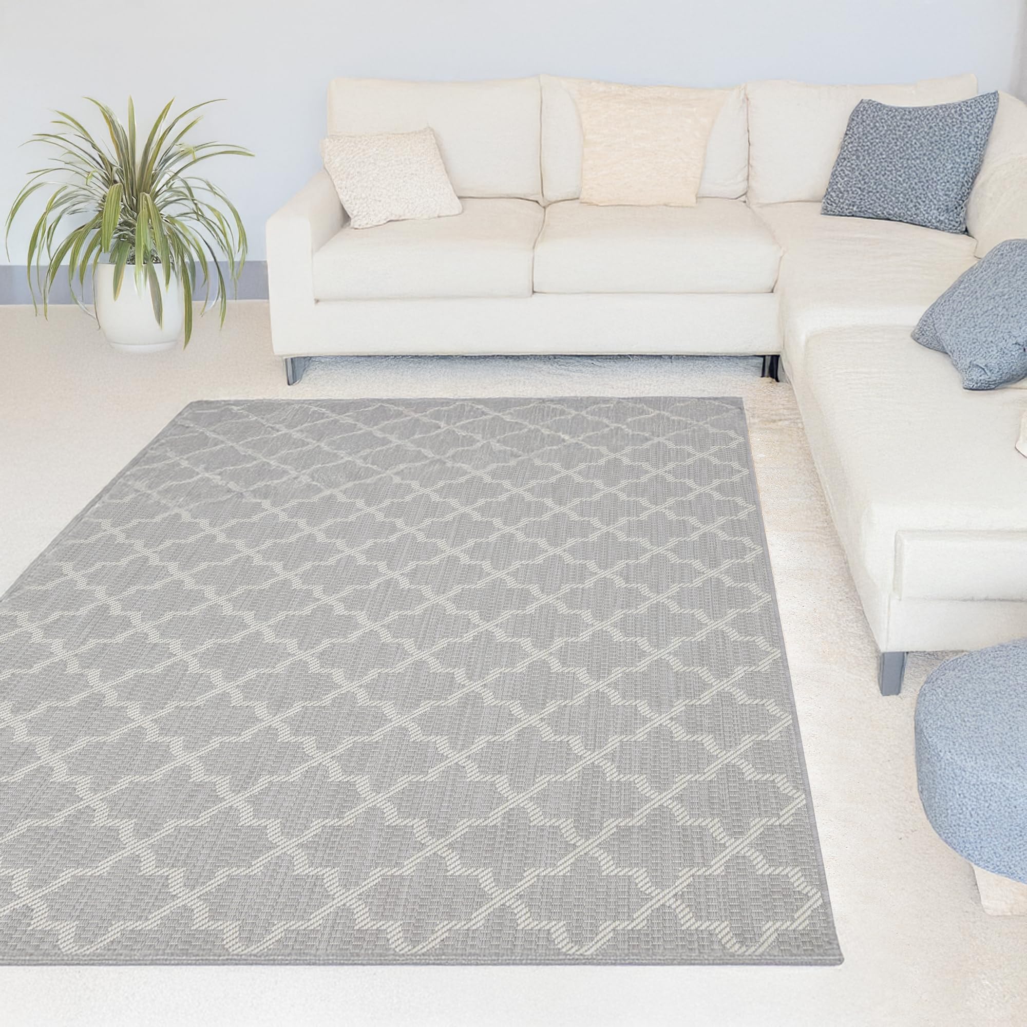 homeart Area Rugs, Durable, Stain-Resistant, Vibrant Geometric Design Carpets, Easy-Clean Rugs for Living Room Kitchen - Image 2