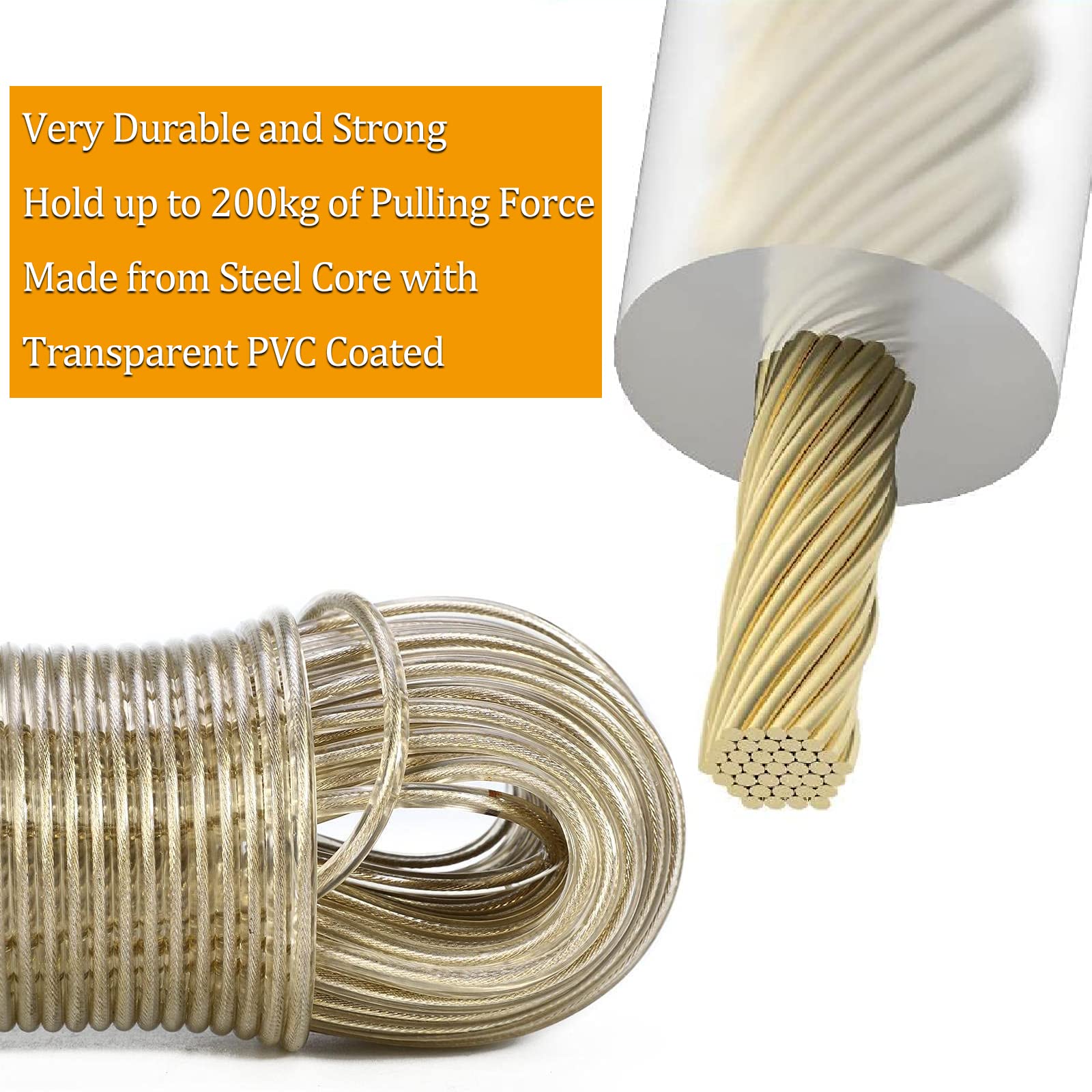 Corda per lavaggio resistente, resistente,30 m linea di lavaggio,corda linea di lavaggio linea vestiti per esterni resistente,linea di lavaggio della corda,stendibiancheria e SOL Notebook