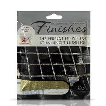 Tile Doctor 75-gram Gold Glimmer Collection Epoxy Grout Shimmer Additive GA-Gold, Glitter Grout Additive for Mosaic Tiles, Tile Grout, Backsplashes, Showers, and Home Improvement Projects