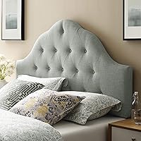 Vista 8 de Modway Sovereign Cabecero doble tapizado con botones, Madera