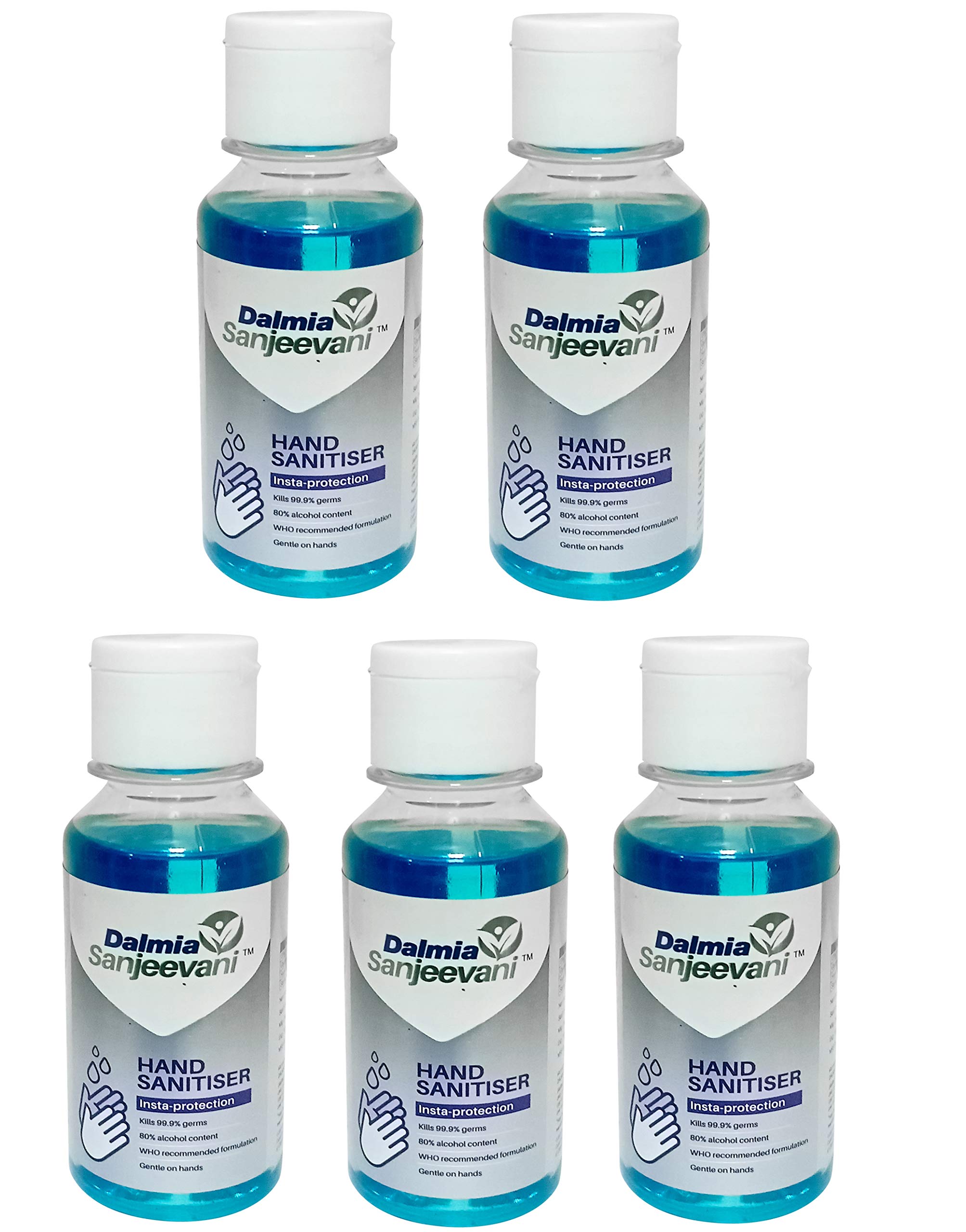 Dalmia SanjeevaniSanitiser, Light Blue - 100ml