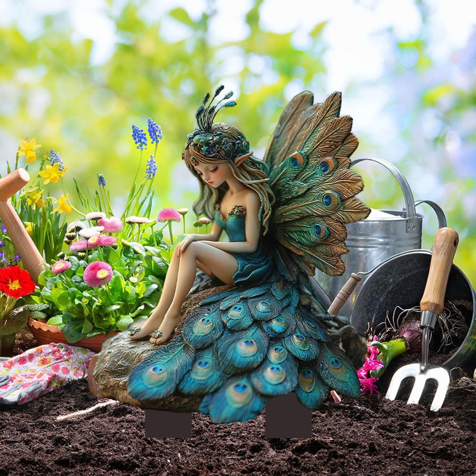 Amazon.co.jp: 妖精の庭の妖精、鉢の植物の装飾 - ガーデンフェアリー