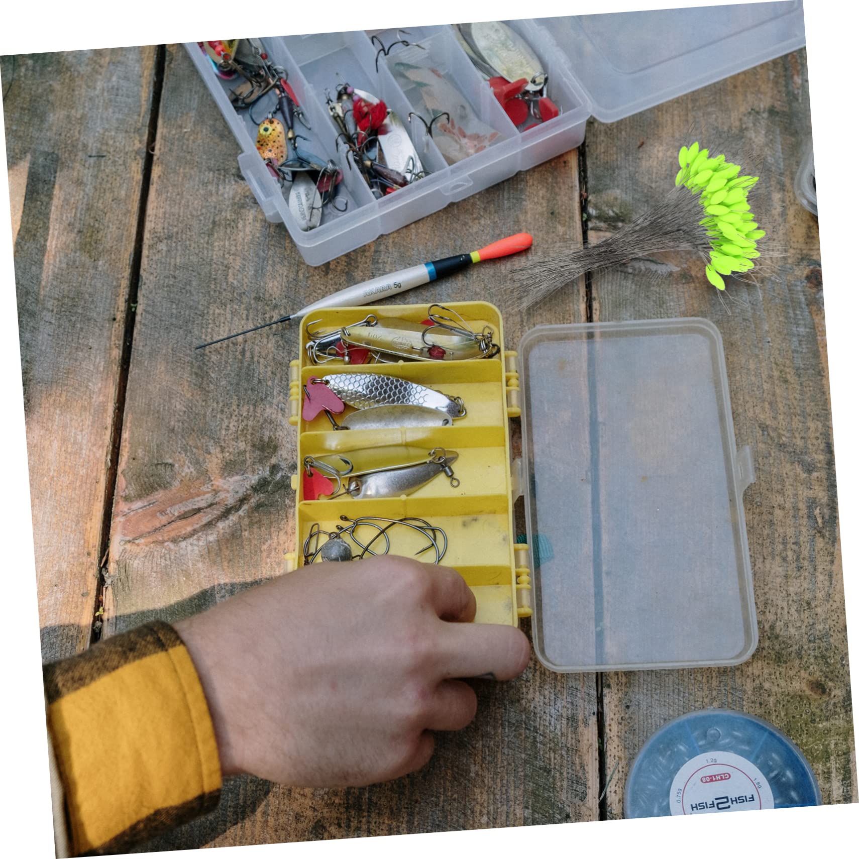 Flotteurs Ligne Fluorescente Outils Flottants Accessoires De Indicateur De Touche Visibilité Nocturne