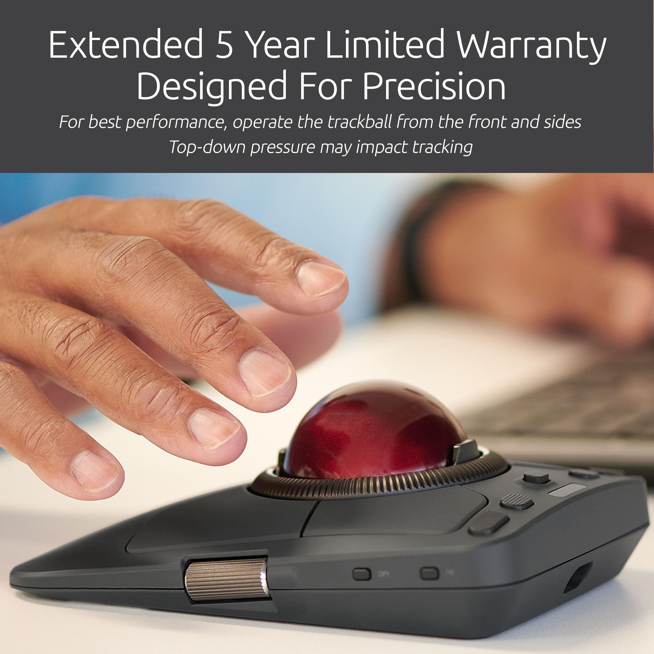 Amazon.com: Kensington Expert Mouse TB800 EQ Wireless Trackball