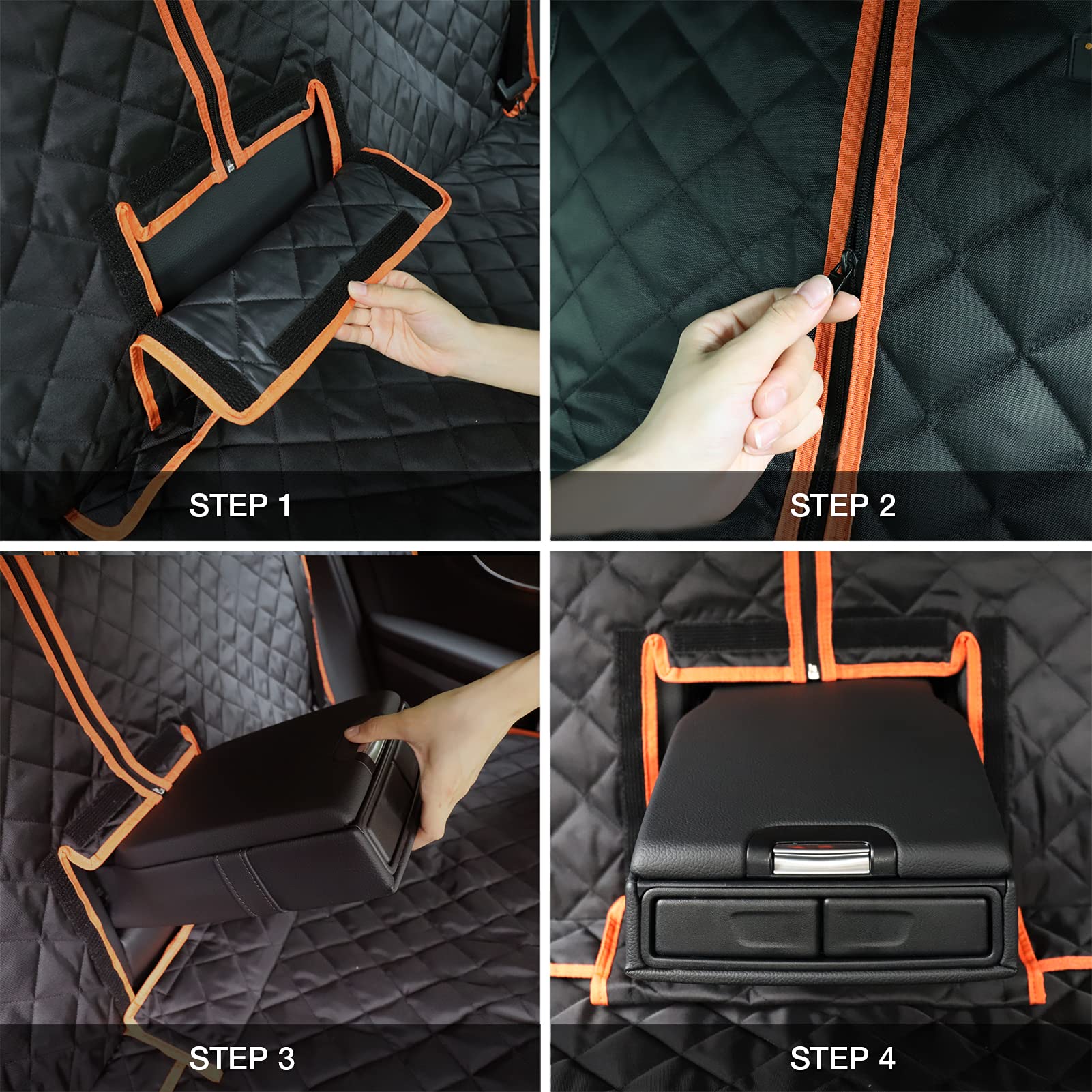 Copertura per sedile posteriore per auto/SUV/piccolo camion, impermeabile, per bambini e cani, senza odore, resistente e antiscivolo, lavabile in lavatrice