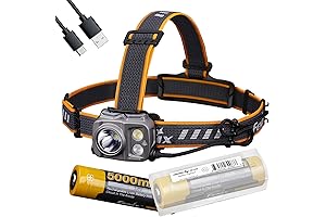 Fenix HP25R V2.0 Rechargeable Headlamp – Top of the Line Illumination with Backup Battery