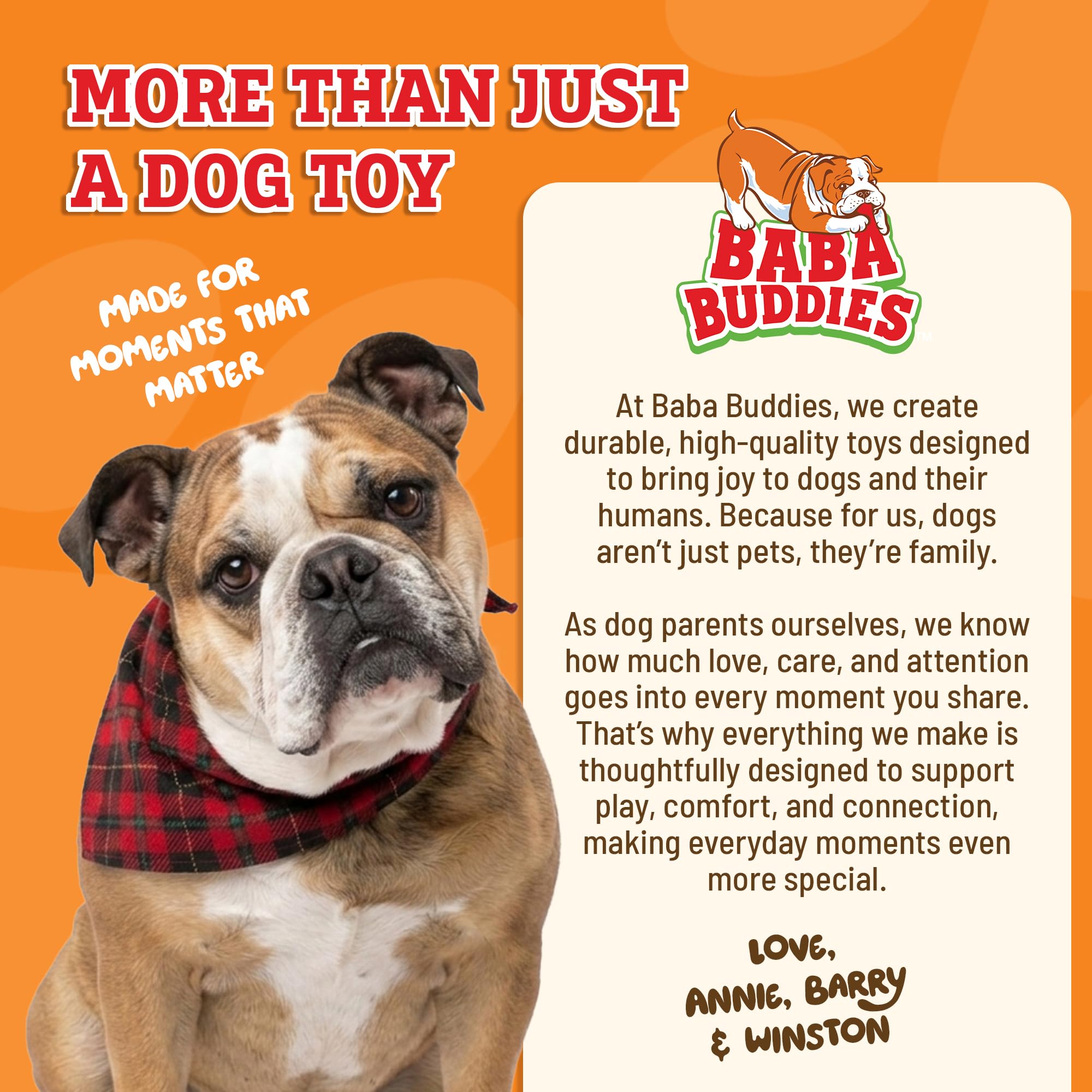 Baba Buddies Juguetes de goma natural para perros masticadores agresivos, juguete chirriante con sabor a pollo, forma de rama duradera, juguete interactivo para perros grandes y medianos, juguete